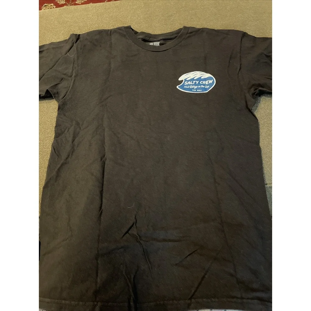 Salty Crew Graphic T-shirt Men Adult Medium Dark Grey (Drew)